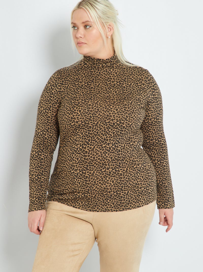 Sottogiacca a collo alto BEIGE - Kiabi