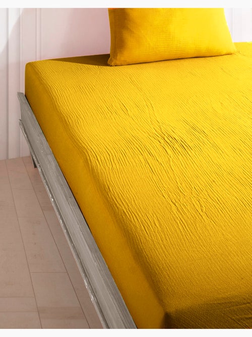 Sottolenzuolo con angoli garza di cotone - Kiabi