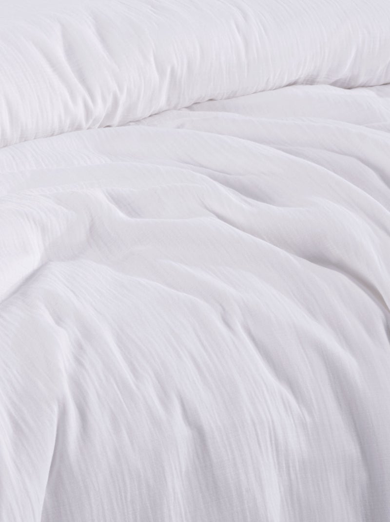 Sottolenzuolo con angoli garza di cotone Bianco - Kiabi