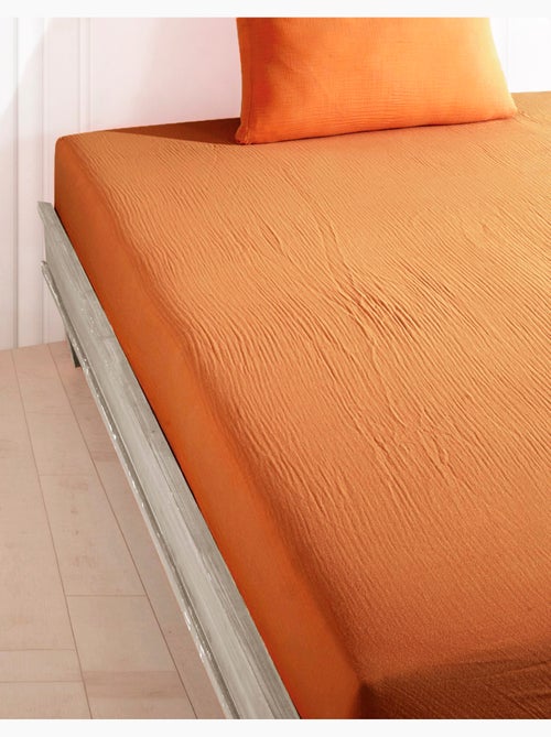 Sottolenzuolo con angoli garza di cotone - Kiabi