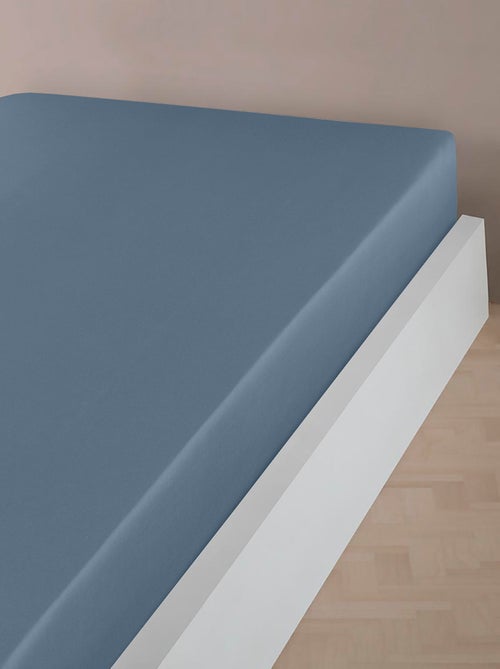 Sottolenzuolo con angoli raso di cotone - Kiabi