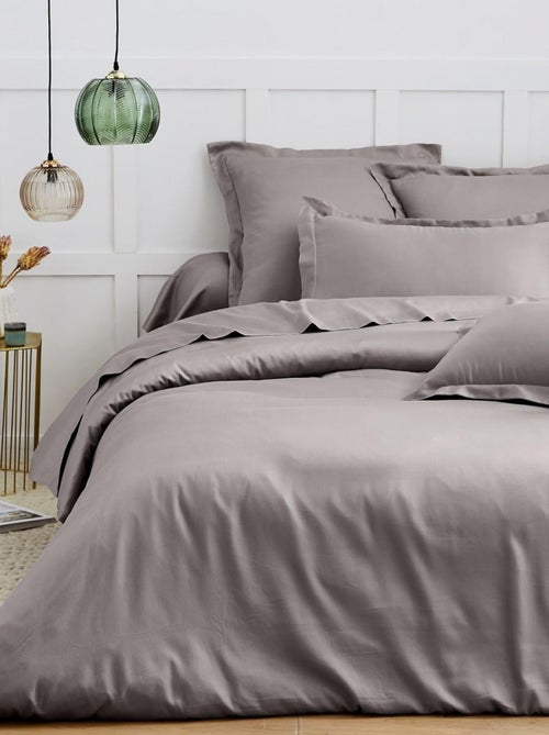 Sottolenzuolo con angoli raso di cotone - Kiabi