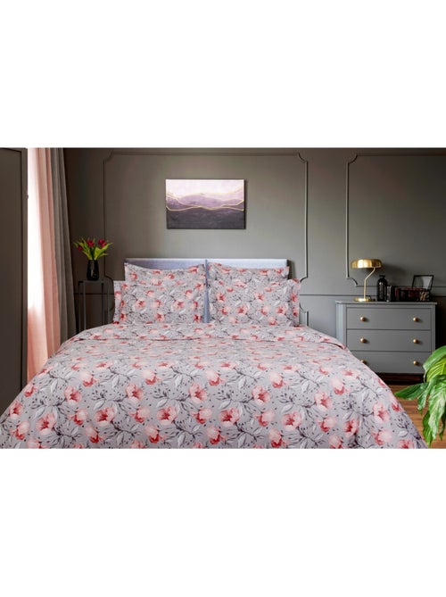 Sottolenzuolo con angoli raso di cotone - Kiabi