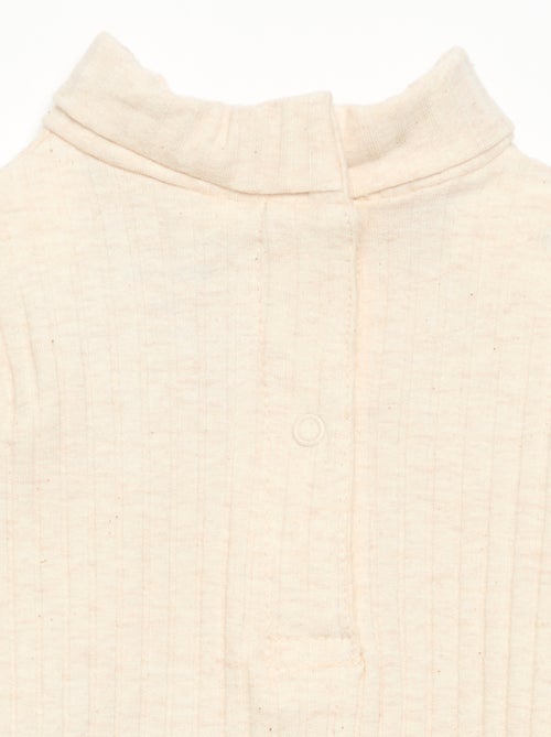 Sottopull in maglia a costine piatte - Kiabi Sottopull in maglia a costine piatte - Kiabi