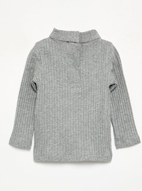 Sottopull in maglia a costine piatte - Kiabi
