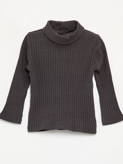 Sottopull in maglia a costine piatte - Kiabi