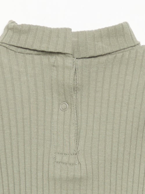 Sottopull in maglia a costine piatte - Kiabi Sottopull in maglia a costine piatte - Kiabi