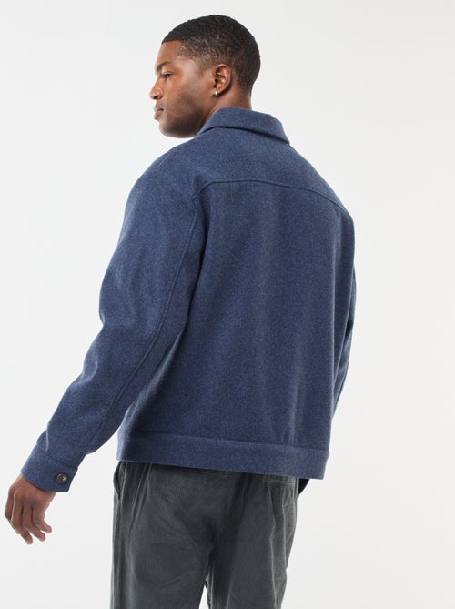 Sovracamicia con 2 tasche a patta abbottonate sul petto - Kiabi