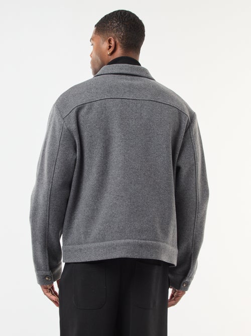 Sovracamicia con 2 tasche a patta abbottonate sul petto - Kiabi