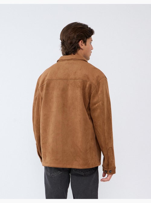 Sovracamicia effetto camoscio, mo fashion - Kiabi