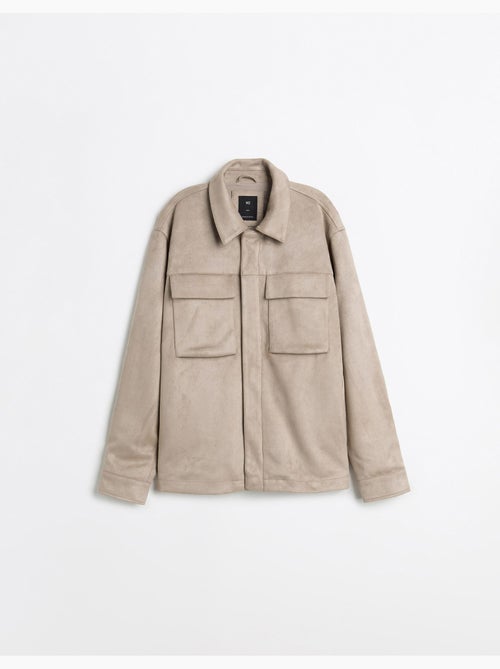 Sovracamicia effetto camoscio, MO Fashion - Kiabi