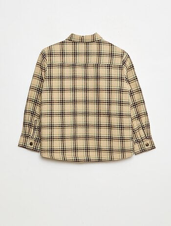 Sovracamicia in flanella foderata