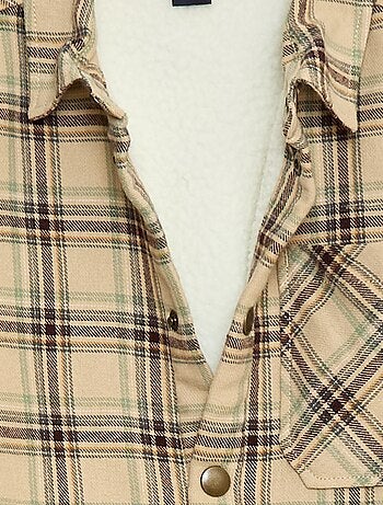 Sovracamicia in flanella foderata