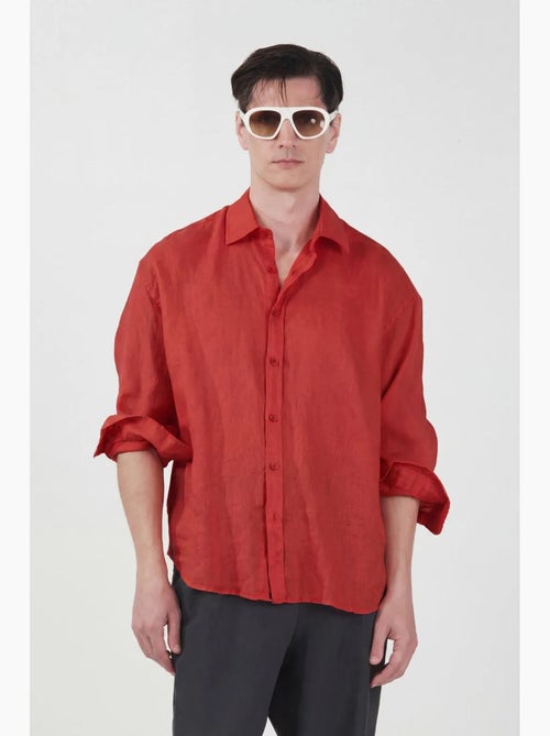 Sovracamicia in lino oversize da uomo giesto - Kiabi