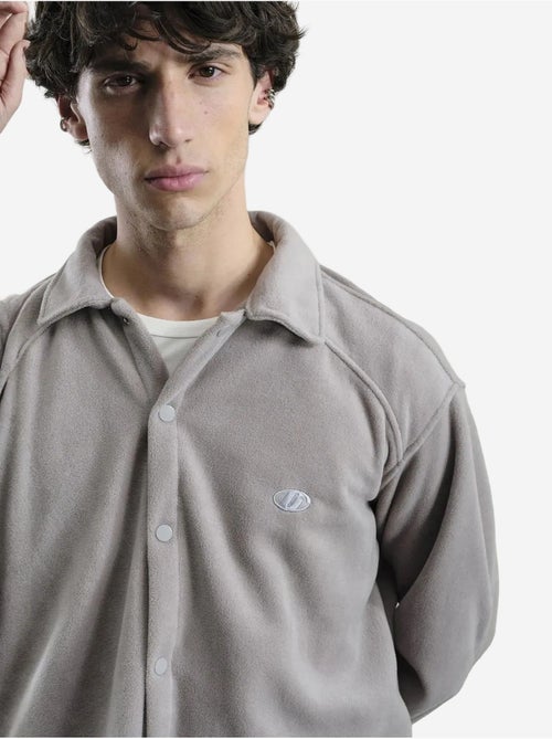 Sovracamicia in maglia in tinta unita giesto - Kiabi Sovracamicia in maglia in tinta unita giesto - Kiabi