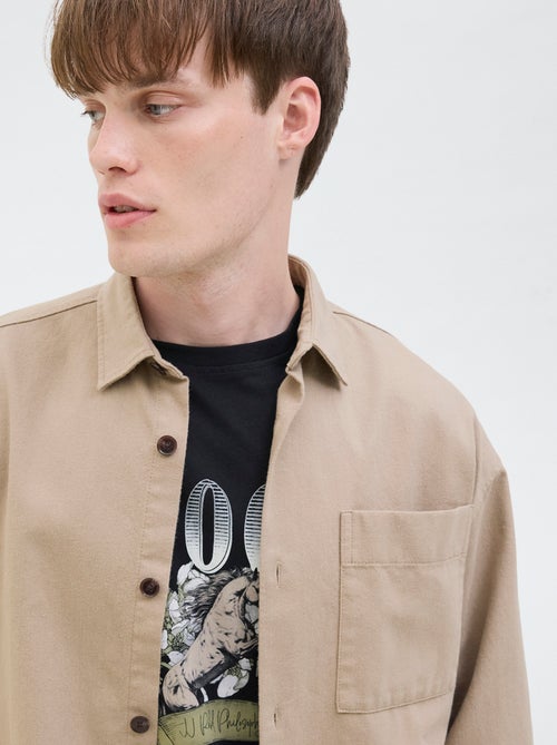 Sovracamicia 'JJ Rebel' relaxed fit in cotone - Kiabi