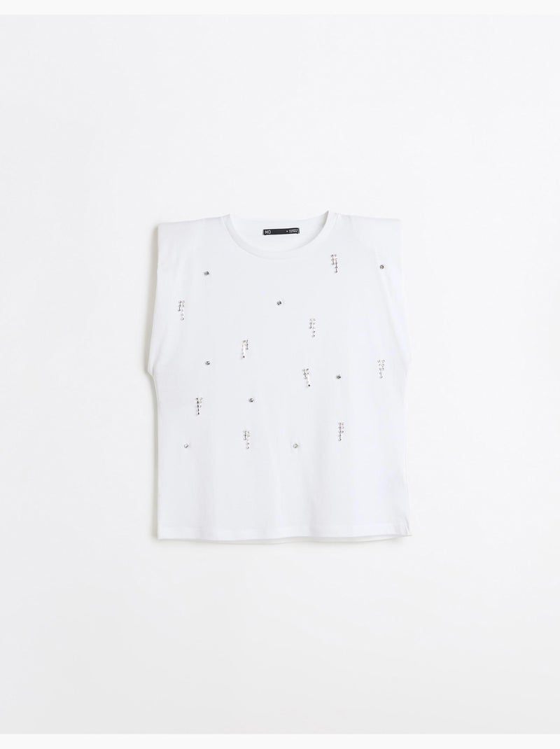 Spalline per magliette con glitter, mo fashion Bianco - Kiabi