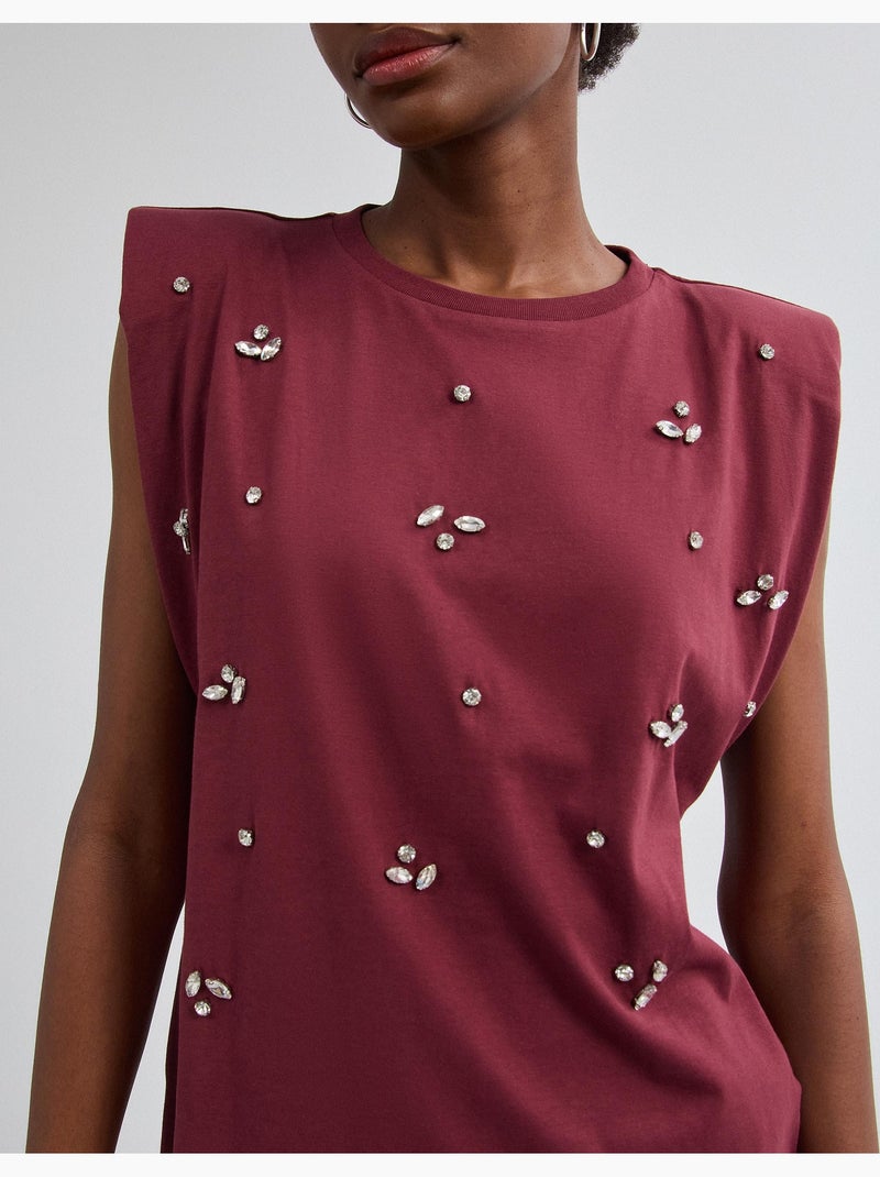 Spalline per magliette con glitter, mo fashion Rosso - Kiabi