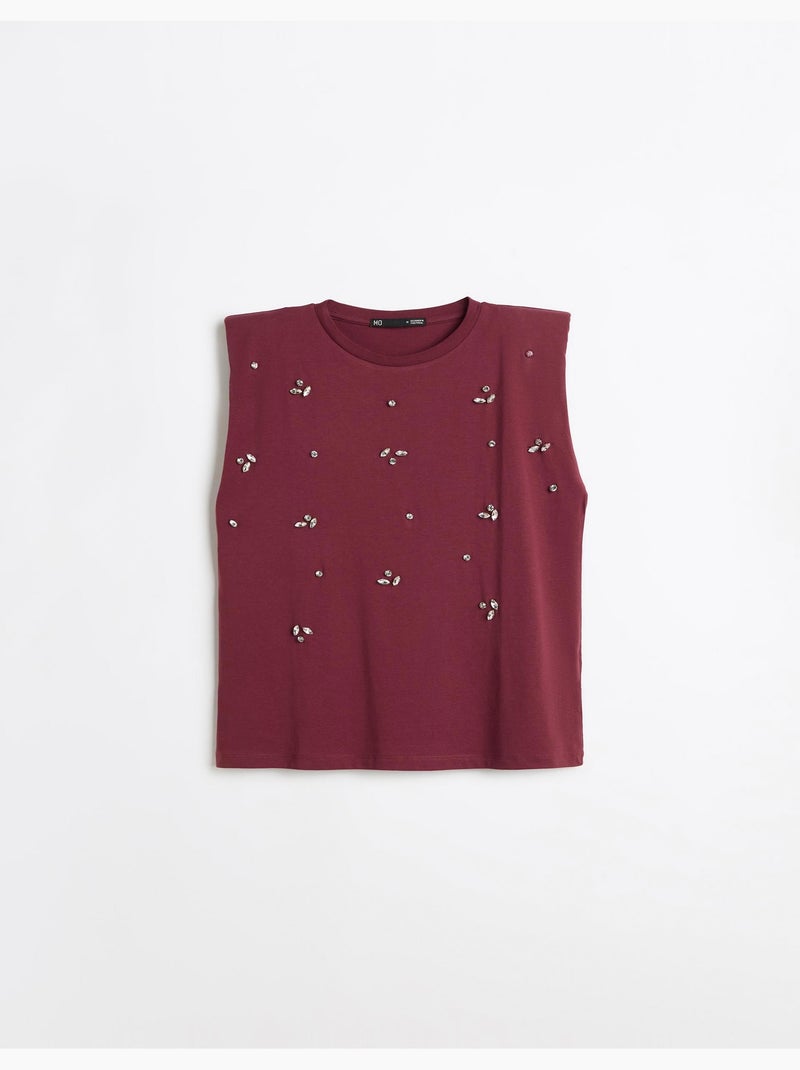 Spalline per magliette con glitter, mo fashion Rosso - Kiabi