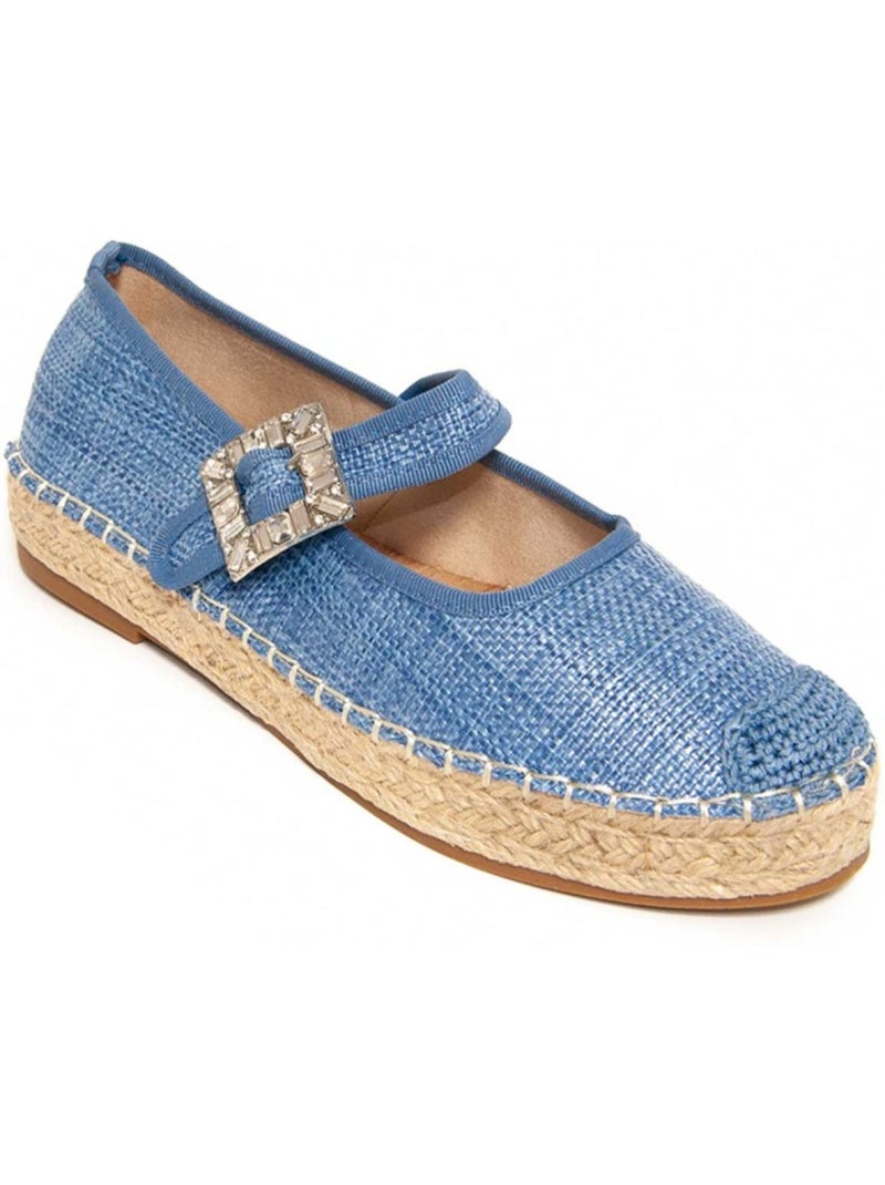 Sparto wedge materiale sintetico montevita Blu - Kiabi