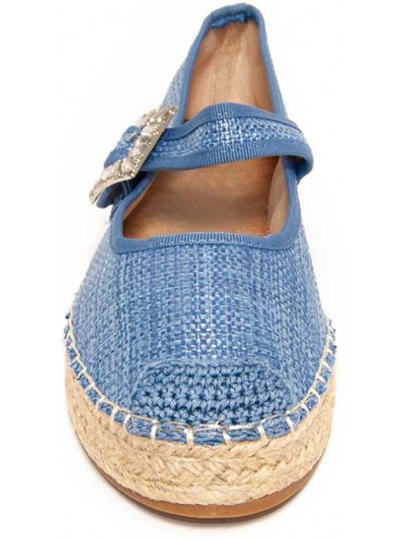 Sparto wedge materiale sintetico montevita Blu - Kiabi