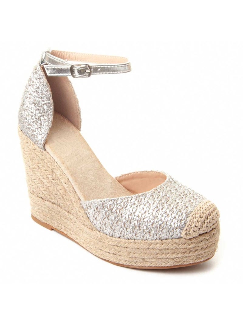 Sparto Zeppa Materiale Sintetico Montevita Argento - Kiabi