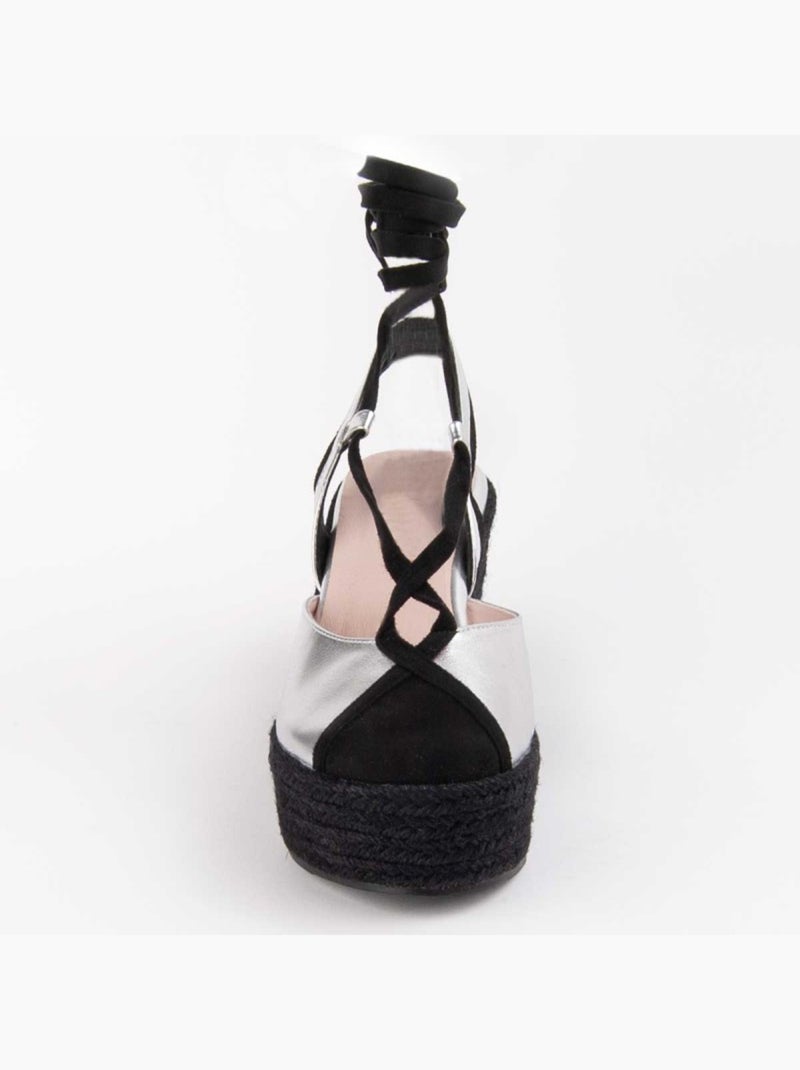Sparto Zeppa Materiale Sintetico Montevita Argento - Kiabi