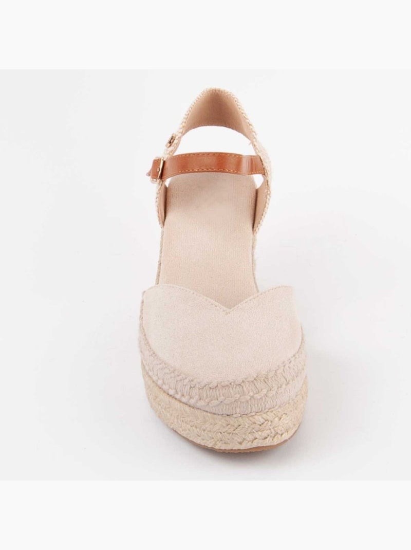 Sparto Zeppa Materiale Sintetico Montevita Beige - Kiabi
