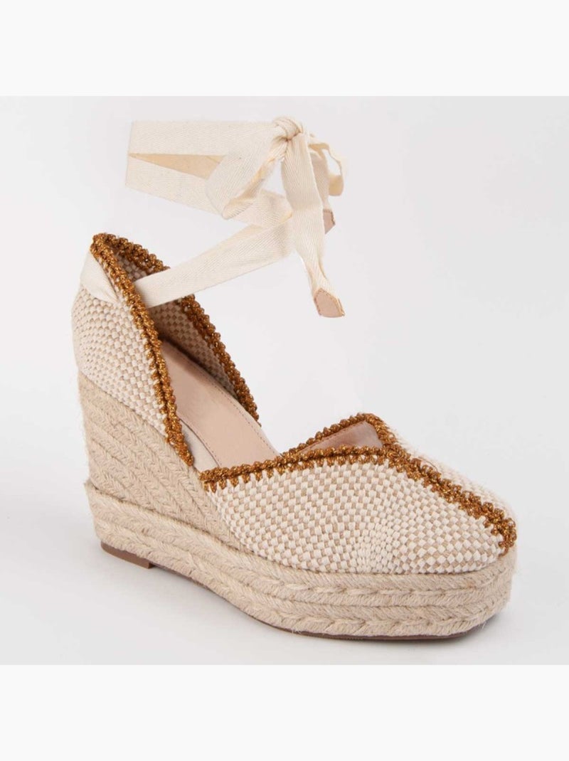 Sparto Zeppa Materiale Sintetico Montevita Beige - Kiabi