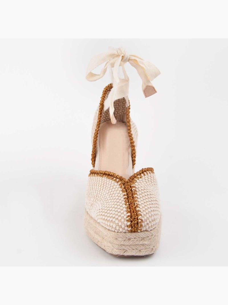 Sparto Zeppa Materiale Sintetico Montevita Beige - Kiabi