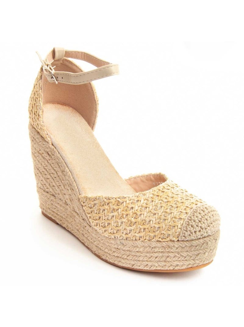Sparto Zeppa Materiale Sintetico Montevita Beige - Kiabi