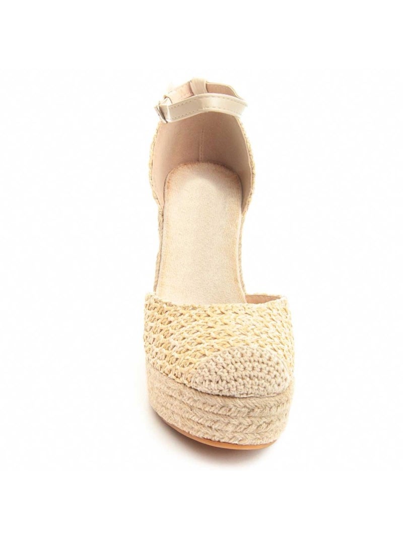 Sparto Zeppa Materiale Sintetico Montevita Beige - Kiabi