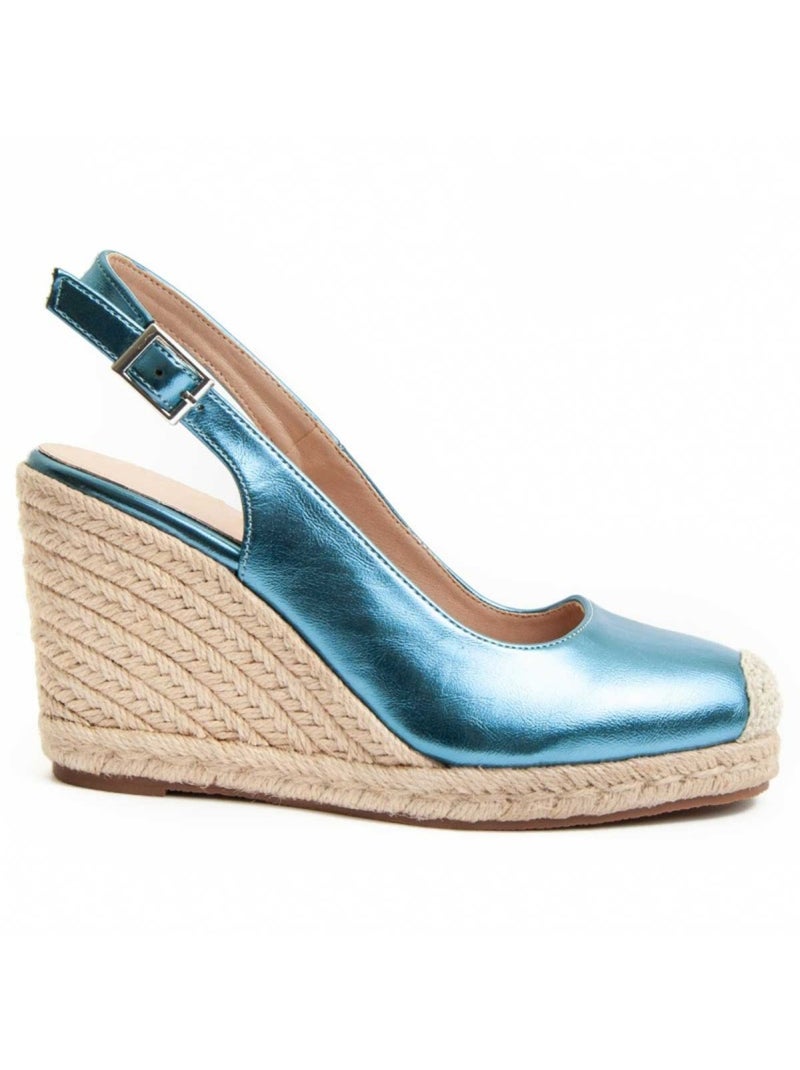 Sparto Zeppa Materiale Sintetico Montevita Blu - Kiabi