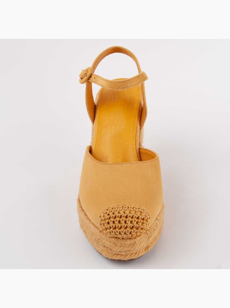 Sparto Zeppa Materiale Sintetico Montevita Giallo - Kiabi