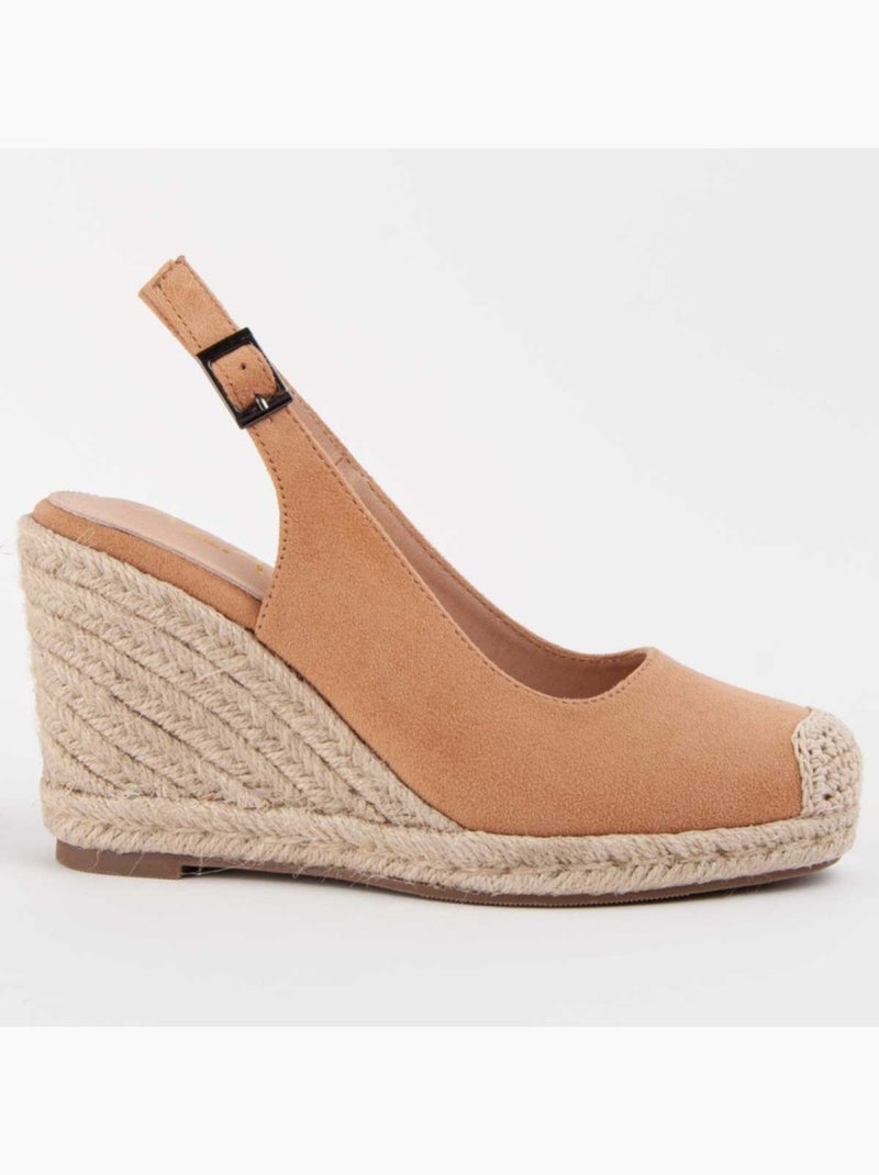 Sparto Zeppa Materiale Sintetico Montevita Marrone - Kiabi