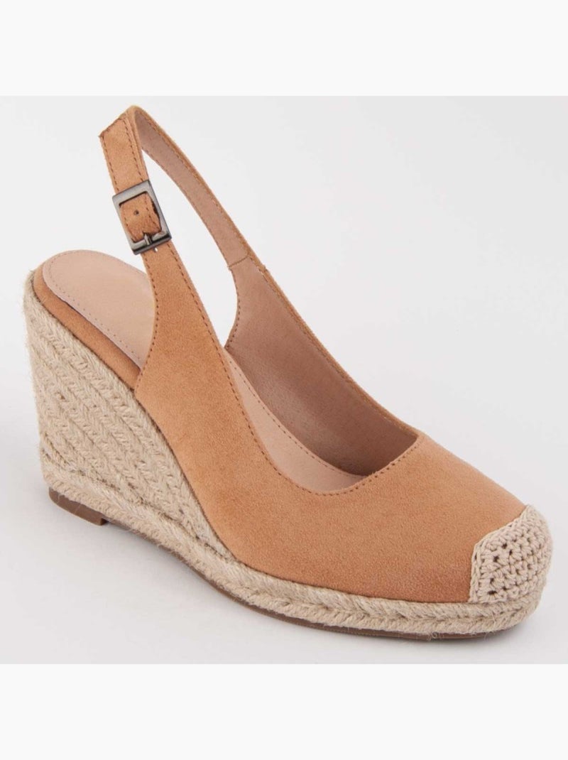 Sparto Zeppa Materiale Sintetico Montevita Marrone - Kiabi