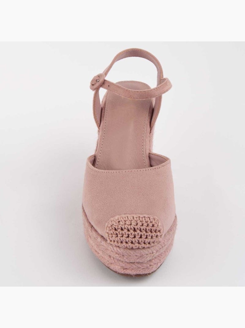 Sparto Zeppa Materiale Sintetico Montevita Rosa - Kiabi