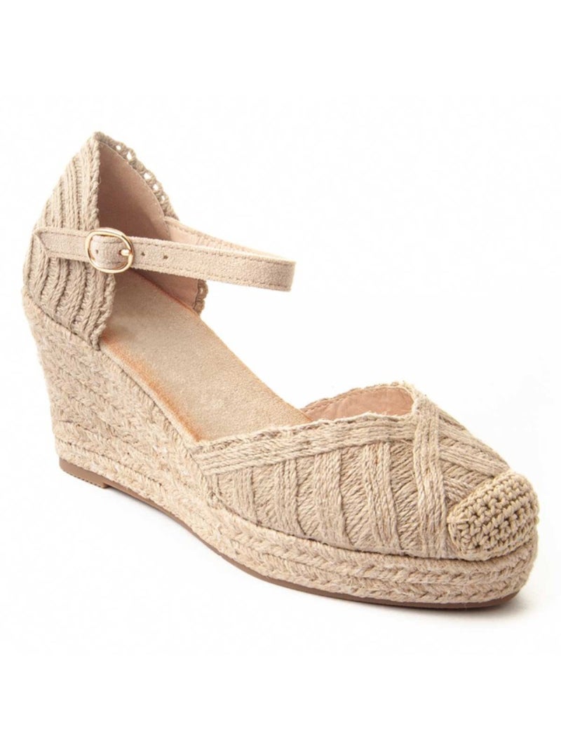 Sparto Zeppa Tessile Montevita Beige - Kiabi