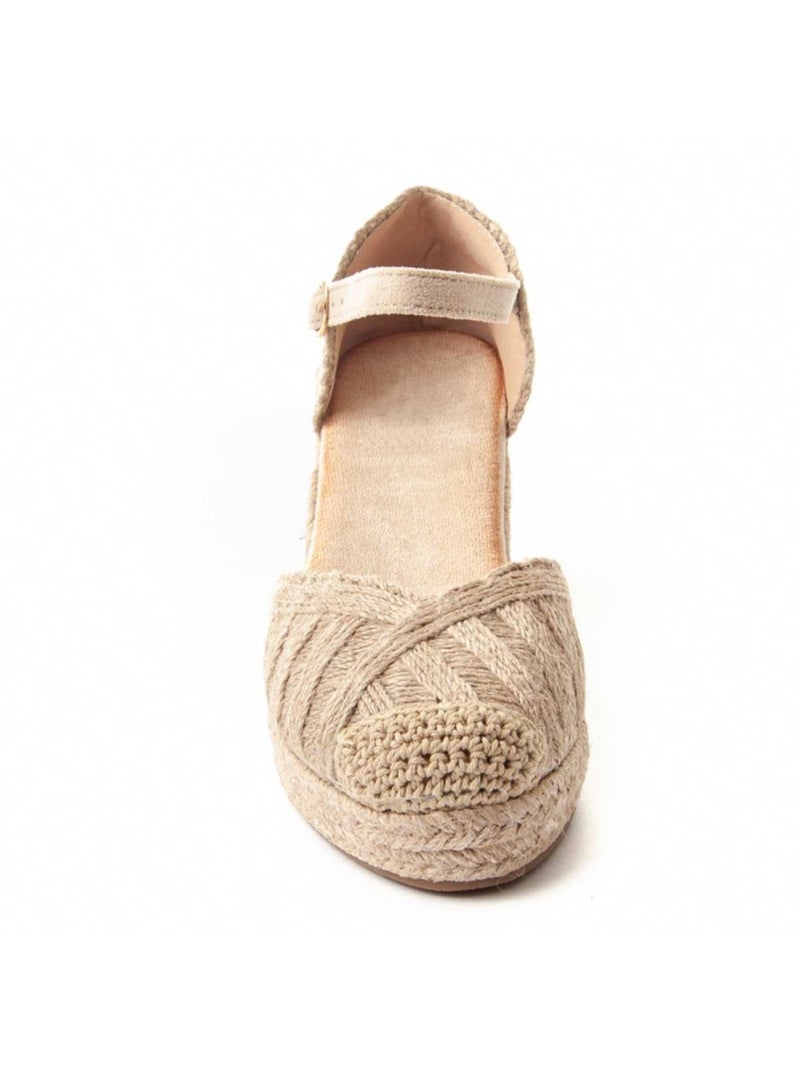 Sparto Zeppa Tessile Montevita Beige - Kiabi