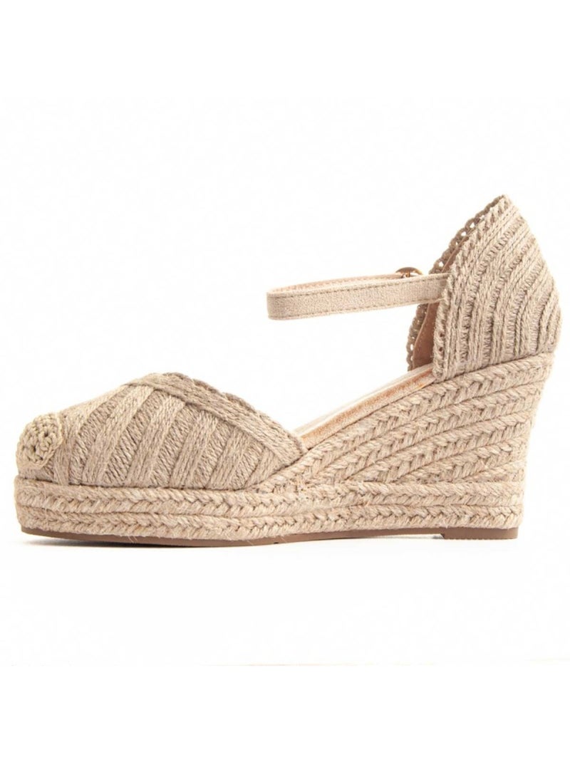 Sparto Zeppa Tessile Montevita Beige - Kiabi