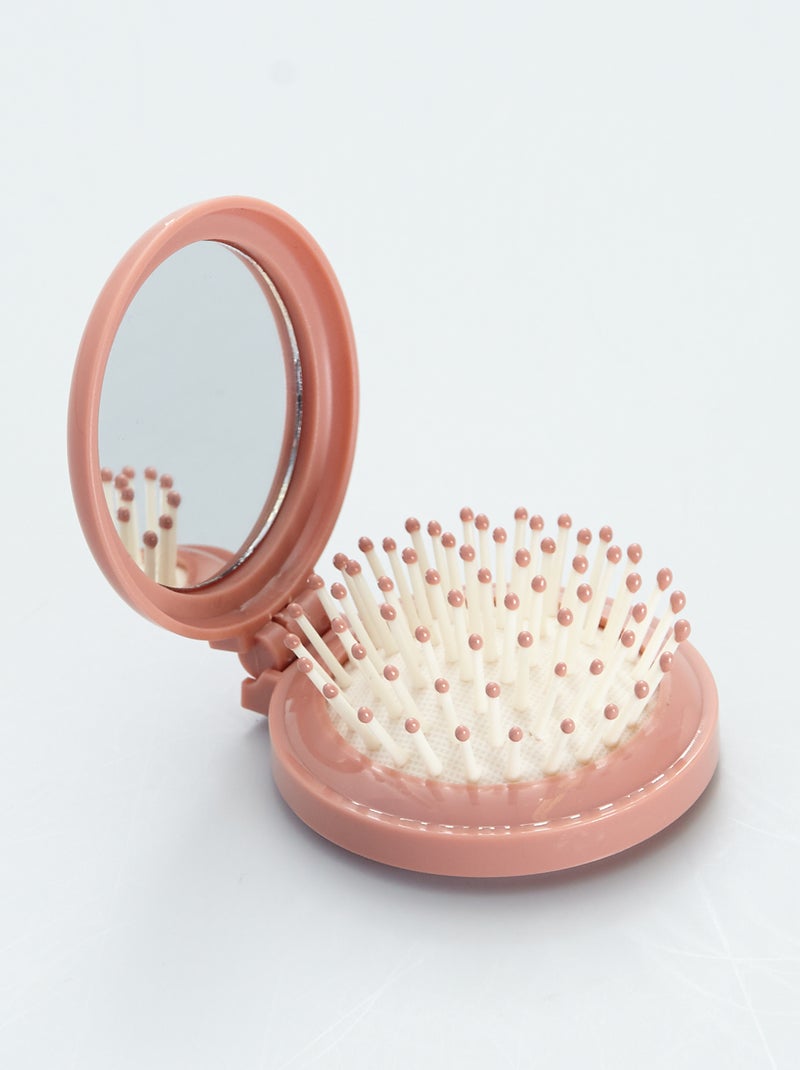 Spazzola da borsa volpe ROSA - Kiabi