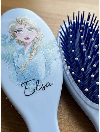 Spazzola districante elsa - frozen - blu