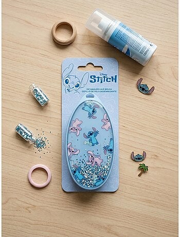 Spazzola districante ovale in silicone con glitter Stitch Disney