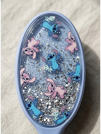 Spazzola districante ovale in silicone con glitter Stitch Disney
