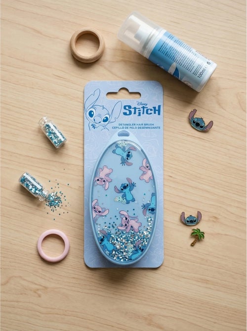 Spazzola districante ovale in silicone con glitter Stitch Disney - Kiabi