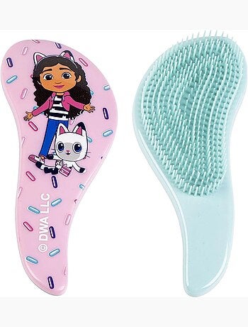 Spazzola districante per capelli Gabby's Dollhouse - Punte morbide - Rosa pastello