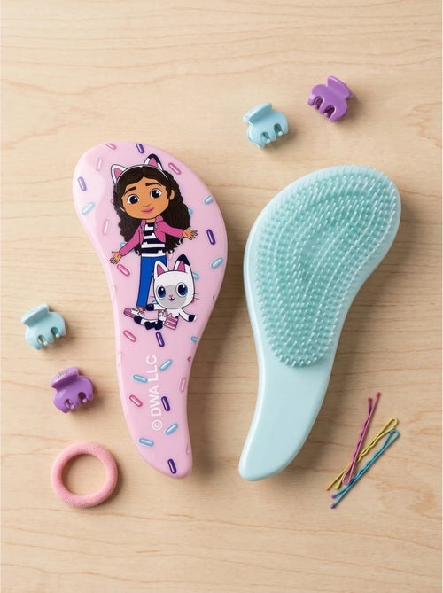 Spazzola districante per capelli Gabby's Dollhouse - Punte morbide - Rosa pastello - Kiabi