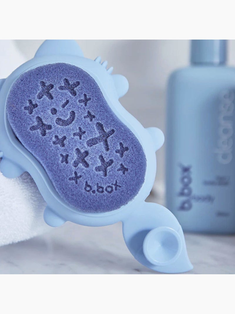 Spazzola e spugna da bagno per neonati | b.box | b.box Blu - Kiabi