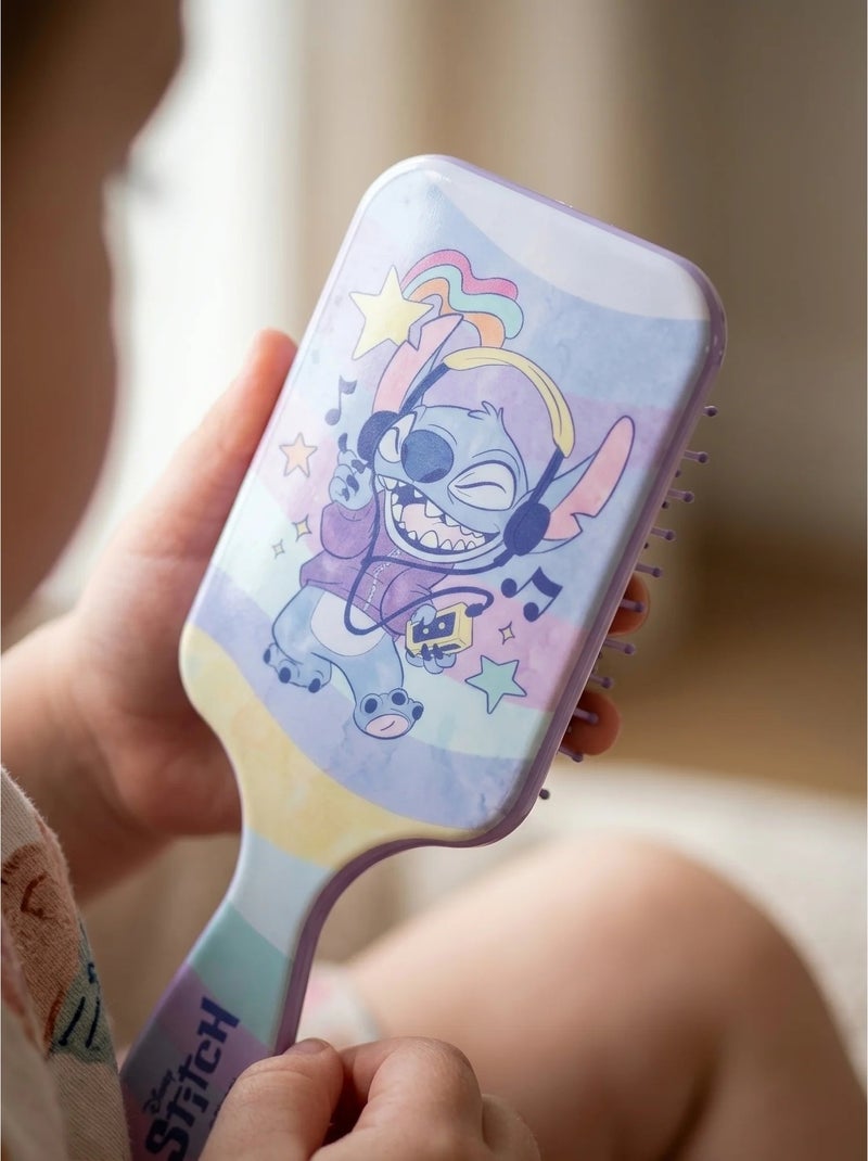 Spazzola per capelli bambino motivo acquarello stitch disney Multicolore - Kiabi