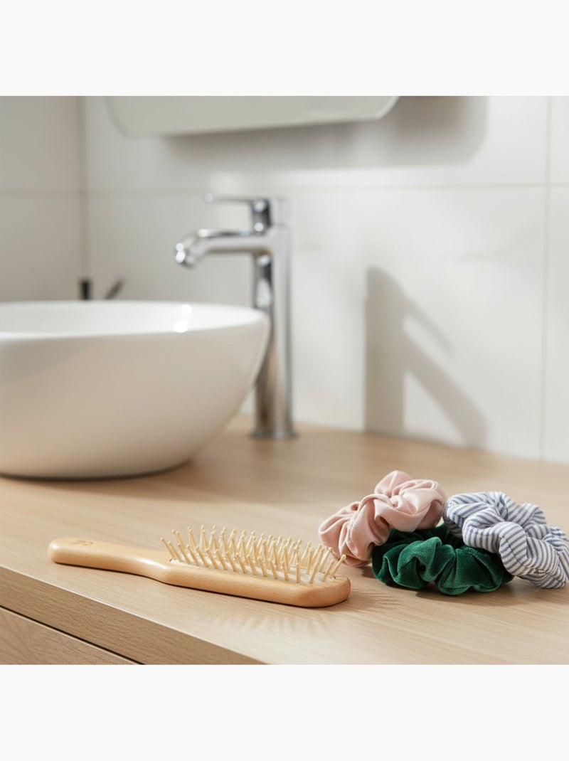 Spazzola per capelli nomade punte legno faggio Legno naturale - Kiabi